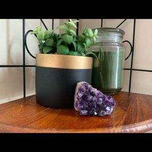 💜Dark Purple Amethyst Quartz Cluster.